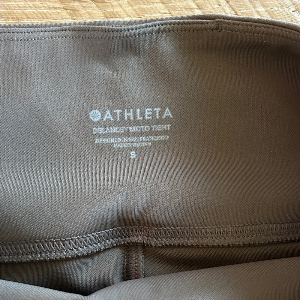 Athleta Delancey Moto Tight in Brown - Picture 3 of 7